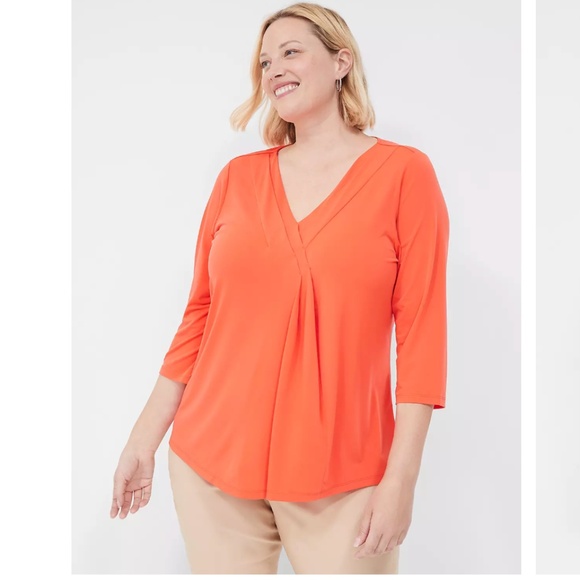 Lane Bryant Swing Pleated Top SIZE 18/20 NWT - Picture 3 of 3